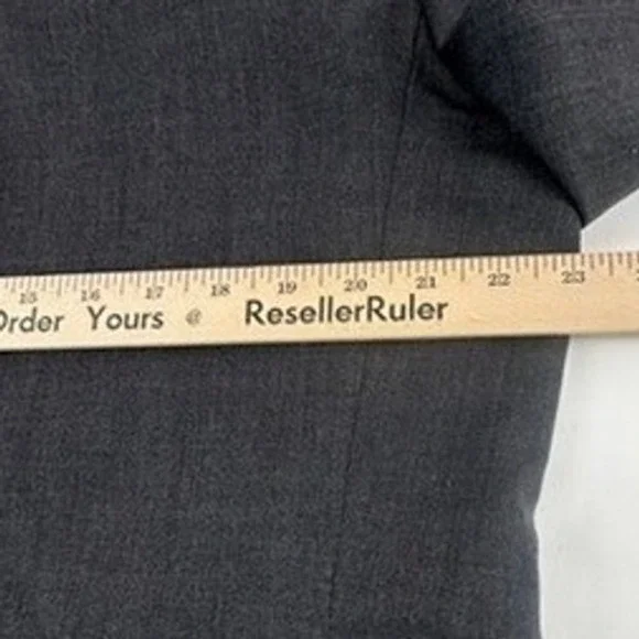 Joseph Feiss Mens 42L Blazer Jacket Charcoal Gray 100% Wool International Trio - Picture 16 of 16